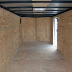 Enclosed Trailer 7'x16' - V-Nose Motorcycle Lawn Mower -Cheap Trailers Store 10 14