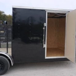 Enclosed Utility Hybrid Trailer 7'x18' with Side Door- Lawn Mower Equipment Hauler -Cheap Trailers Store 10 16 2 1