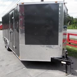 Enclosed Trailer 8.5'x18' Grey - Custom Enclosed Car Bike Cargo Hauler 39 Enclosed Trailer 8.5'x18' Grey - Custom Enclosed Car Bike Cargo Hauler -Cheap Trailers Store 10 1 1 1