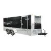 Enclosed Trailer 7'x16' Custom Built - Motorcycle ATV Car Event (Black) -Cheap Trailers Store 11371 2015 1 1