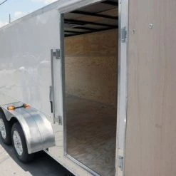 Enclosed Trailer 7'x16' - V-Nose Motorcycle Lawn Mower -Cheap Trailers Store 11 11
