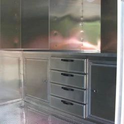 Enclosed Trailer 8.5'x26' Red - Motorcycle Car Lawn Equipment Hauler -Cheap Trailers Store 1234 1