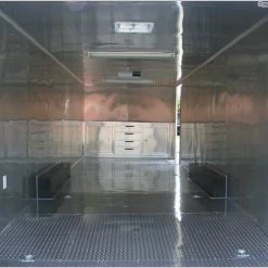 Enclosed Trailer 8.5'x26' Red - Motorcycle Car Lawn Equipment Hauler -Cheap Trailers Store 1253 1