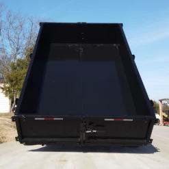 Dump Utility Hybrid Trailer 7'x20' 2 ft Sides Equipment -Cheap Trailers Store 12 1 4 2
