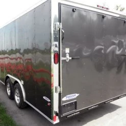 Enclosed Trailer 8.5'x18' Grey - Custom Enclosed Car Bike Cargo Hauler 34 Enclosed Trailer 8.5'x18' Grey - Custom Enclosed Car Bike Cargo Hauler -Cheap Trailers Store 12 5 2 1