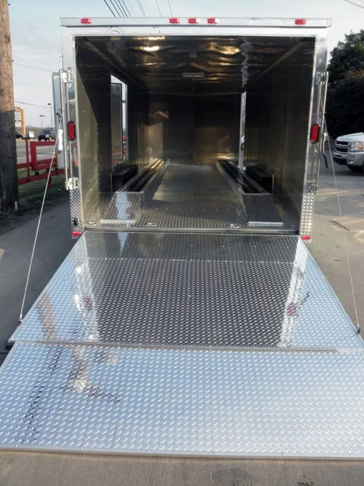Enclosed Trailer 8.5'x24' White - Cargo Bike Car Hauler 21 Enclosed Trailer 8.5'x24' White - Cargo Bike Car Hauler - Image 19