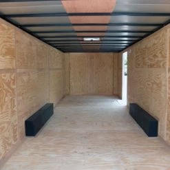 Enclosed Trailer 8.5'x24' Red - Motorcycle Trailer Car Truck Argo ATV Hauler -Cheap Trailers Store 13 3 2 1