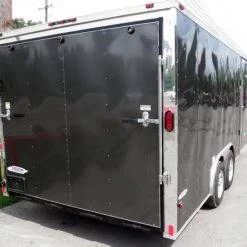 Enclosed Trailer 8.5'x18' Grey - Custom Enclosed Car Bike Cargo Hauler 31 Enclosed Trailer 8.5'x18' Grey - Custom Enclosed Car Bike Cargo Hauler -Cheap Trailers Store 13 5 1 1