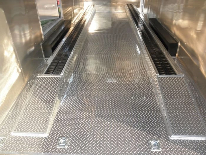 Enclosed Trailer 8.5'x24' White - Cargo Bike Car Hauler 14 Enclosed Trailer 8.5'x24' White - Cargo Bike Car Hauler - Image 12