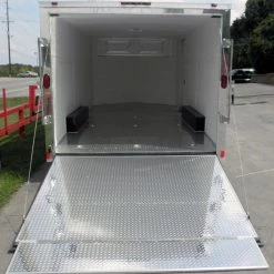 Enclosed Trailer 8.5'x18' Grey - Custom Enclosed Car Bike Cargo Hauler 32 Enclosed Trailer 8.5'x18' Grey - Custom Enclosed Car Bike Cargo Hauler -Cheap Trailers Store 15 8 1