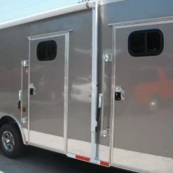 Enclosed Trailer 8.5'x36' Gooseneck Event Food Car Hauler (Silver) 26 Enclosed Trailer 8.5'x36' Gooseneck Event Food Car Hauler (Silver) -Cheap Trailers Store 16976 12 1