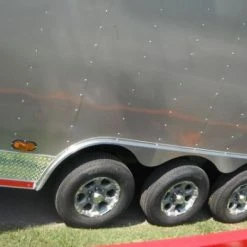Enclosed Trailer 8.5'x36' Gooseneck Event Food Car Hauler (Silver) 18 Enclosed Trailer 8.5'x36' Gooseneck Event Food Car Hauler (Silver) -Cheap Trailers Store 16976 4 1