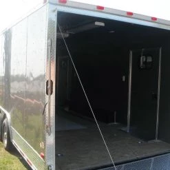Enclosed Trailer 8.5'x36' Gooseneck Event Food Car Hauler (Silver) 19 Enclosed Trailer 8.5'x36' Gooseneck Event Food Car Hauler (Silver) -Cheap Trailers Store 16976 5 1