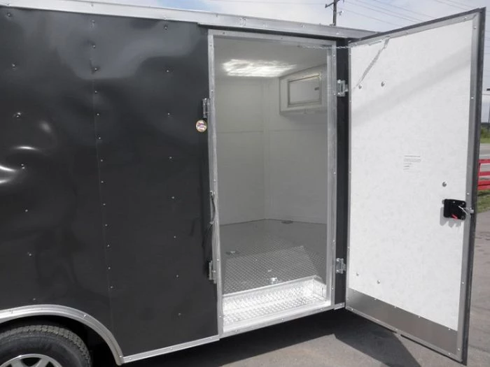 Enclosed Trailer 8.5'x18' Grey - Custom Enclosed Car Bike Cargo Hauler 13 Enclosed Trailer 8.5'x18' Grey - Custom Enclosed Car Bike Cargo Hauler - Image 11