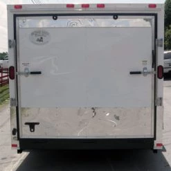 Enclosed Trailer 7'x16' - V-Nose Motorcycle Lawn Mower -Cheap Trailers Store 16 6 1