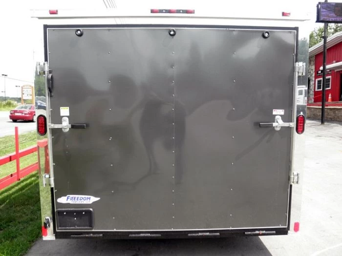 Enclosed Trailer 8.5'x18' Grey - Custom Enclosed Car Bike Cargo Hauler 17 Enclosed Trailer 8.5'x18' Grey - Custom Enclosed Car Bike Cargo Hauler - Image 15