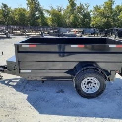 Hydraulic Dump Trailer 5' X 8' With Brake 24 Inch Sides -Cheap Trailers Store 20190829 101950 1