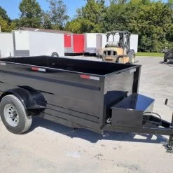 Hydraulic Dump Trailer 5' X 8' With Brake 24 Inch Sides -Cheap Trailers Store 20190829 102029 1