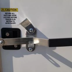 White Custom Enclosed Trailer 8.5' X 26' Car Hauler -Cheap Trailers Store 20190906 153447 2