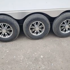 8.5' x 48' White Gooseneck Enclosed Trailer -Cheap Trailers Store 20200129 102133 1