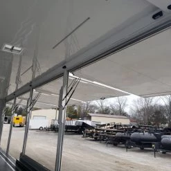 8.5' x 48' White Gooseneck Enclosed Trailer -Cheap Trailers Store 20200129 102601 1