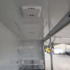 8.5' x 48' White Gooseneck Enclosed Trailer -Cheap Trailers Store 20200129 102611 1