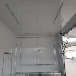 8.5' x 48' White Gooseneck Enclosed Trailer -Cheap Trailers Store 20200129 102616 1
