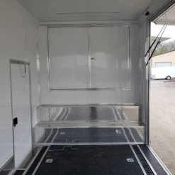 8.5' x 48' White Gooseneck Enclosed Trailer -Cheap Trailers Store 20200129 102618 1