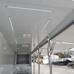 8.5' x 48' White Gooseneck Enclosed Trailer -Cheap Trailers Store 20200129 102837 1