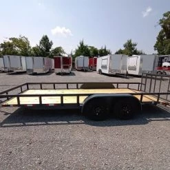 Utility Trailer 6.4 X 18 Tandem Dove 3500 lb Axles -Cheap Trailers Store 20210803 111539 2