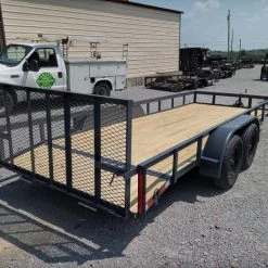 Utility Trailer 6.4 X 18 Tandem Dove 3500 lb Axles -Cheap Trailers Store 20210803 111636 2