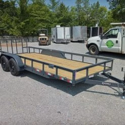 Utility Trailer 6.4 X 18 Tandem Dove 3500 lb Axles -Cheap Trailers Store 20210803 111716 2