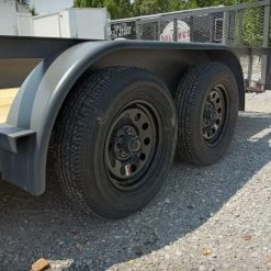 Utility Trailer 6.4 X 18 Tandem Dove 3500 lb Axles -Cheap Trailers Store 20210803 111829 2