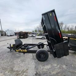 Hydraulic Dump Trailer 5' X 8' With Brake 24 Inch Sides -Cheap Trailers Store 20220402 123021 1 1