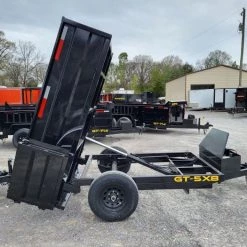Hydraulic Dump Trailer 5' X 8' With Brake 24 Inch Sides -Cheap Trailers Store 20220402 123100 1 1