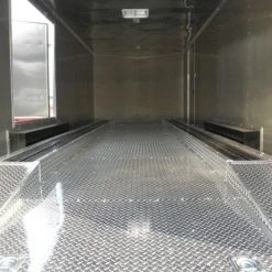 Enclosed Trailer 8.5'x24' White - Cargo Bike Car Hauler 36 Enclosed Trailer 8.5'x24' White - Cargo Bike Car Hauler -Cheap Trailers Store 22 2 3 1
