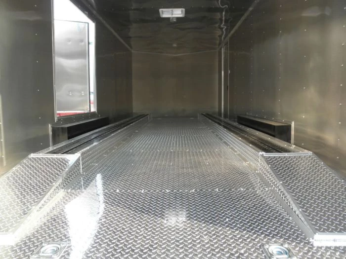 Enclosed Trailer 8.5'x24' White - Cargo Bike Car Hauler 12 Enclosed Trailer 8.5'x24' White - Cargo Bike Car Hauler - Image 10