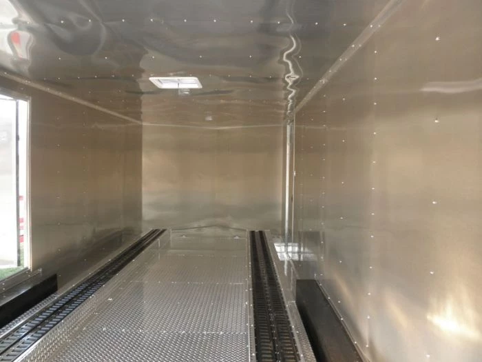 Enclosed Trailer 8.5'x24' White - Cargo Bike Car Hauler 3 Enclosed Trailer 8.5'x24' White - Cargo Bike Car Hauler