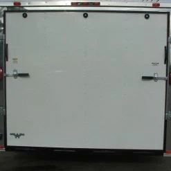 Enclosed Trailer 8.5' x 24' White - Cargo Hauler Car Motorcycle -Cheap Trailers Store 2 28 1