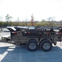 Dump Trailer 6' X 10' Landscape Equipment With 20 inch Sides 34 Dump Trailer 6' X 10' Landscape Equipment With 20 inch Sides -Cheap Trailers Store 3 9 12 1