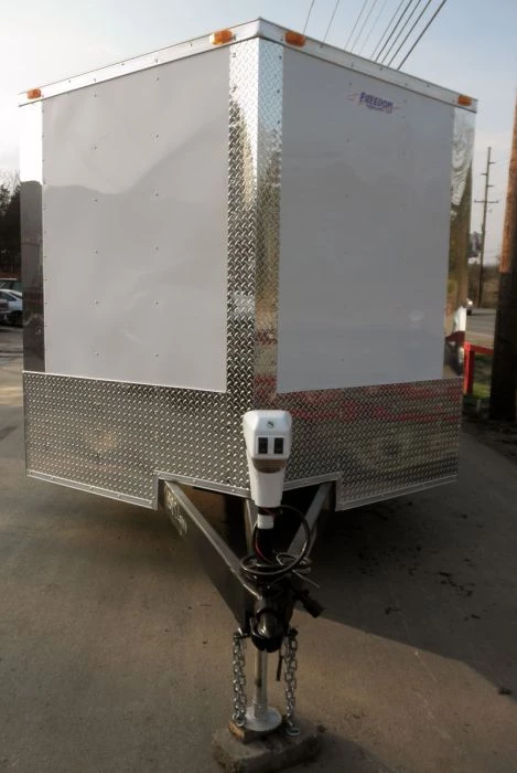 Enclosed Trailer 8.5'x24' White - Cargo Bike Car Hauler 24 Enclosed Trailer 8.5'x24' White - Cargo Bike Car Hauler - Image 22