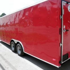Enclosed Trailer 8.5'x24' Red - Motorcycle Trailer Car Truck Argo ATV Hauler -Cheap Trailers Store 4 20 1