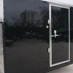 Enclosed Utility Hybrid Trailer 7'x18' with Side Door- Lawn Mower Equipment Hauler -Cheap Trailers Store 4 56 8 1