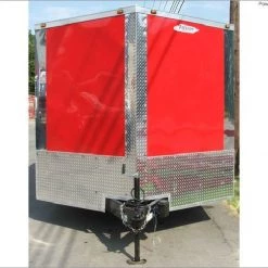 Enclosed Trailer 8.5'x26' Red - Motorcycle Car Lawn Equipment Hauler -Cheap Trailers Store 553 1