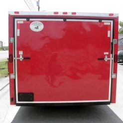Enclosed Trailer 8.5'x24' Red - Motorcycle Trailer Car Truck Argo ATV Hauler -Cheap Trailers Store 5 18 1