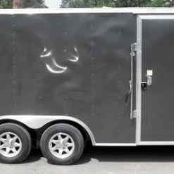 Enclosed Trailer 8.5'x18' Grey - Custom Enclosed Car Bike Cargo Hauler 42 Enclosed Trailer 8.5'x18' Grey - Custom Enclosed Car Bike Cargo Hauler -Cheap Trailers Store 5 21 1