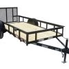 5' x 12' Dovetail Utility Trailer 3,500lb Single Axle -Cheap Trailers Store 5x12 1