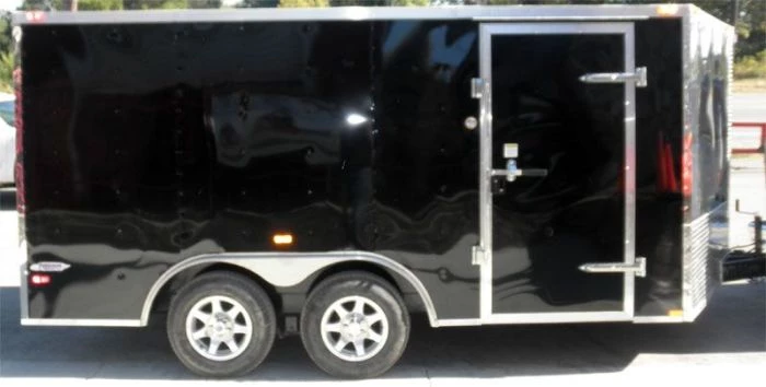Enclosed Trailer 8.5'x14' Black - Custom Car Equipment ATV 7 Enclosed Trailer 8.5'x14' Black - Custom Car Equipment ATV - Image 5