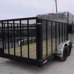 Enclosed Utility Hybrid Trailer 7'x18' with Side Door- Lawn Mower Equipment Hauler -Cheap Trailers Store 6 33 16 1