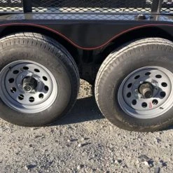 Utility Trailer 6.4 X 19 Tandem Straight 5200 lb Axles -Cheap Trailers Store 6x 2